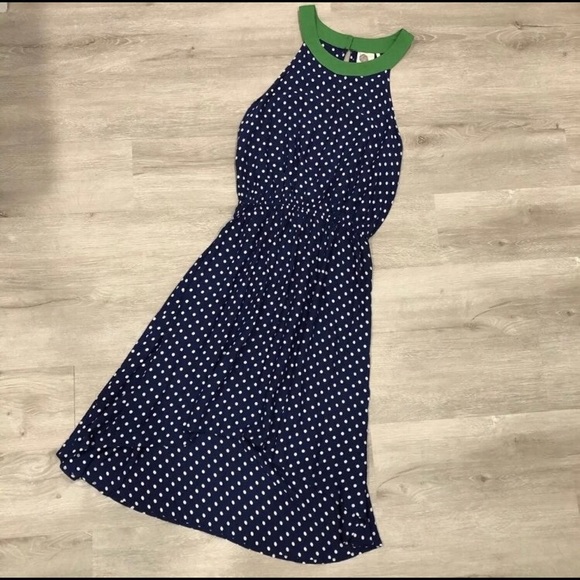 Anthropologie Lilka Lark Hi-Low Polka Dot Dress - Picture 11 of 11